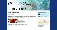 Desktop Screenshot of lasallecounty-music-n-more.com